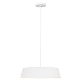 Lampa wisząca Elstead Limited Asher biała