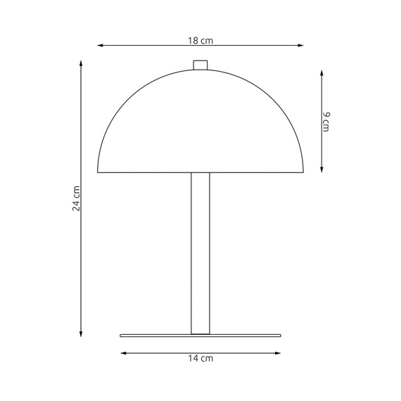 Lampa Stołowa Emibig Mogu Ln2 Wh (1459/LN2)