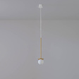 Lampa wisząca DM101/P/ER/B/962 Cleoni Cotton 40 złoty G9 10cm