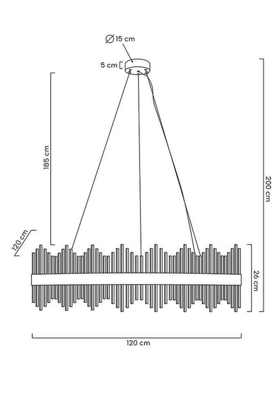 Lampa Wisząca Moosee Florens MSE1501100142