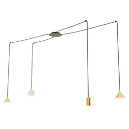 Lampa Wisząca Emibig Fuji 4 Gold (1350/4)