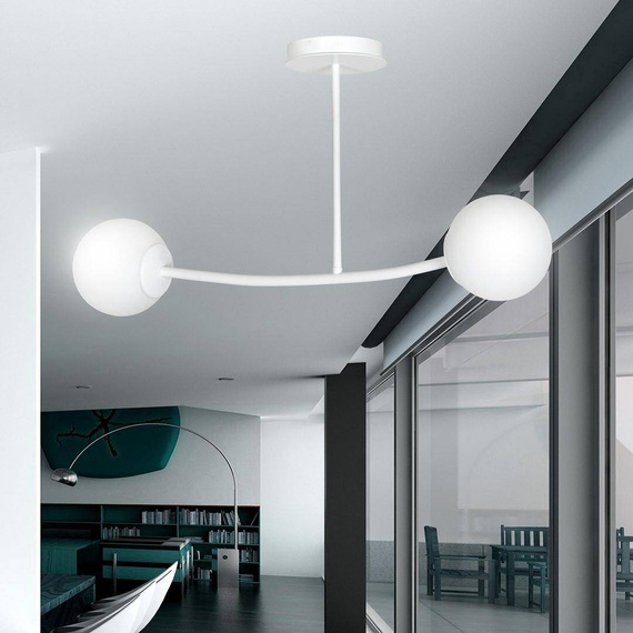 Sufitowy plafon HALLDOR 2 WHITE biały (1025/2) - Emibig