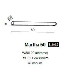 Kinkiet AZzardo Martha 60