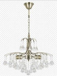 Lampa Wisząca kryształowa Elem Monte Carlo 6246/3 21QG+TR mosiądz