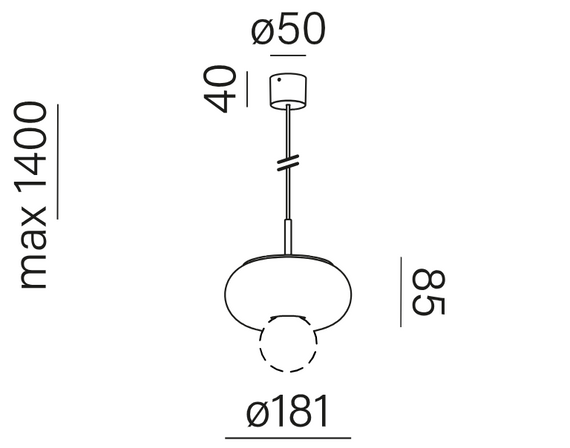 Żyrandol AQForm 59941-0000-U8-PH-12 Kliva