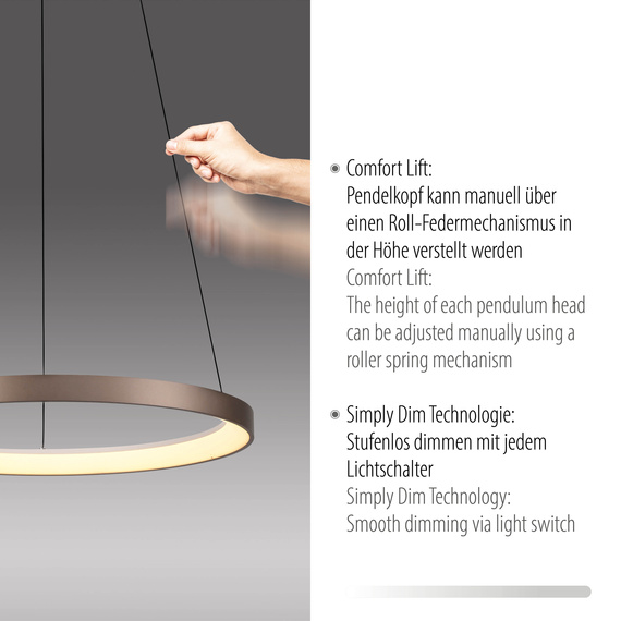 Żyrandol Zuma Line Hoop 003902-032166