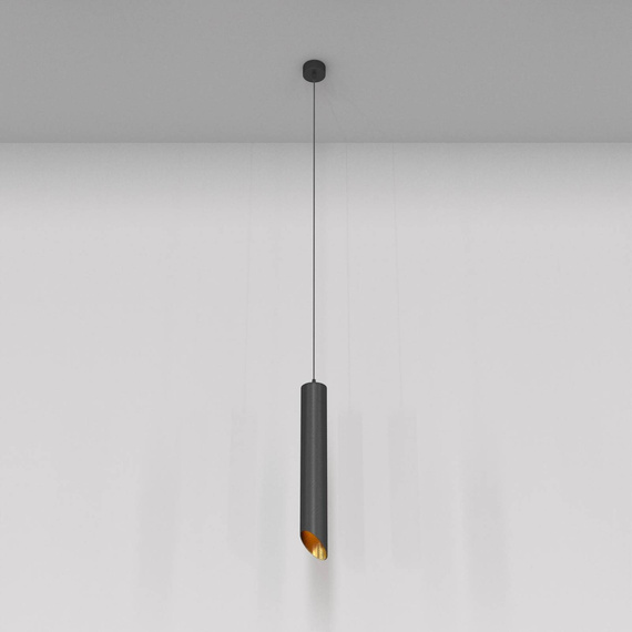 Wisząca lampa Lipari czarny-Złoty (P044PL-01-40GU10-B) - Maytoni