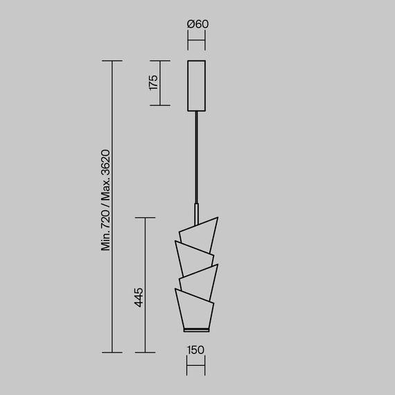 Żyrandol Maytoni Seoul MOD374PL-L28W3K