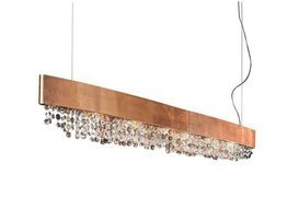 Lampa Wisząca MASIERO Ola S4 OV 100 Miedź