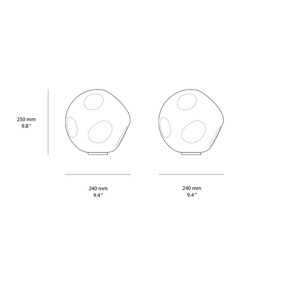 Lampka Nocna Foscarini Hoba Media FN3250T2S0-10E00