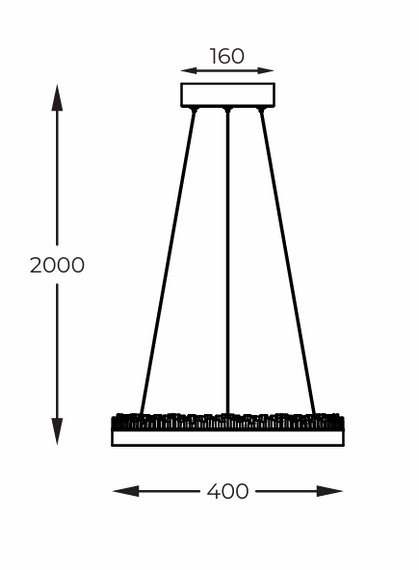 Zuma Line Lampa wisząca Regi PD2304400R-MB