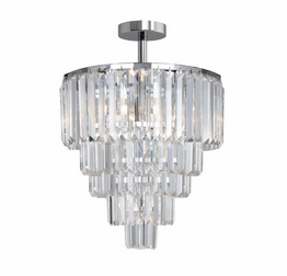 Plafoniera FC17106/6+3+1-CHROME+CL Zuma Line Amedeo