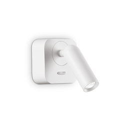 Oprawa Ścienna Ideal Lux Bean Ap Square Bianco 260648