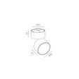 Spot Ledowy Berella Light Rotu 9W WH BL5196 Biały