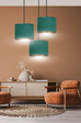 Wisząca lampa HILDE 3 BL PREMIUM GREEN czarny (1051/3PREM) - Emibig