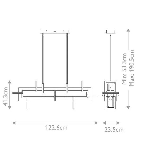 Eurofase Inizio QN-INIZIO-LP-M-BG Zwis nowoczesny