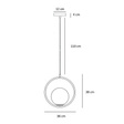 Lampa wisząca Berella Light Amirs BL0049