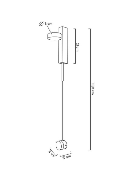Lampa Ścienna Moosee Clarid MSE010400206
