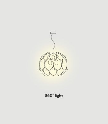 Lampa wisząca Slamp Flora Medium White