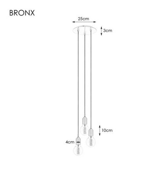 Markslojd 108099 Żyrandol Bronx