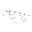 TK Lighting 3291Top Wood Lampa sufitowa