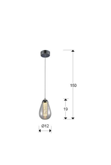 Lampa wisząca LED Schuller Taccia 1L 394318