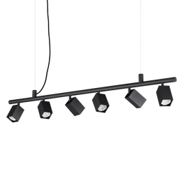 Zwis Ideal Lux Dynamite Sp6 Square Nero 371412