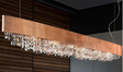 Lampa Wisząca MASIERO Ola S6 OV 160 brązowa