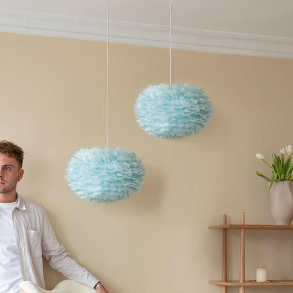 Abażur VITA Copenhagen Eos medium light niebieski 2024