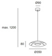 Lampa wisząca LEDS Noway Grok 00-8391-DN-05