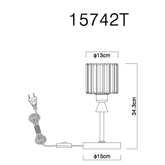Globo Lighting Lampka nocna 15742T Jordana