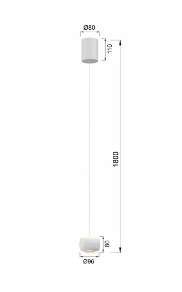 Lampa Wisząca Aviano Quiberon 6039-108