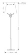 Lampa stojąca Kutek Mood PRA-LS-1(N) Prato