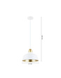 Lampa wisząca Zuma Line A8063-WH Mensa