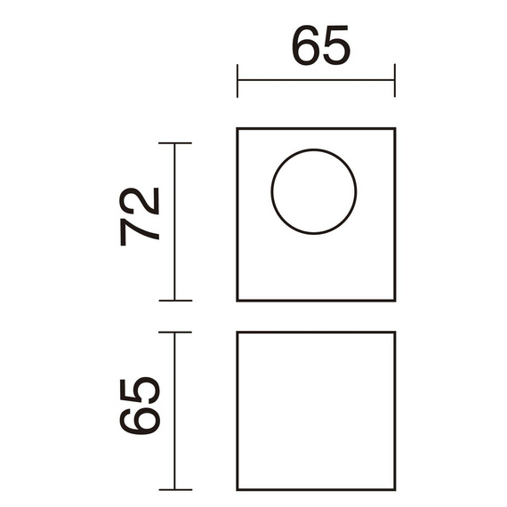 Brick Down 412A-L0103B-01 Lampa ścienna Novolux 