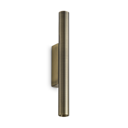 Oprawa Ścienna Ideal Lux Look Led Ap2 Round D30 H300 On-off Ottone 3000k 353340