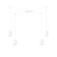 Wisząca lampa TRAKER 4 WH/WHITE biały (525/4) - Emibig