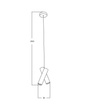 Lampa Wisząca Azzardo Jade 2 Pendant BKCH-GO AZ6212