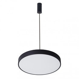 Nowoczesna Czarna lampa wisząca LED Orbital 40 cm Italux