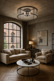 Oświetlenie Sufitowe Berella Light Negros PL40 BK BL5575