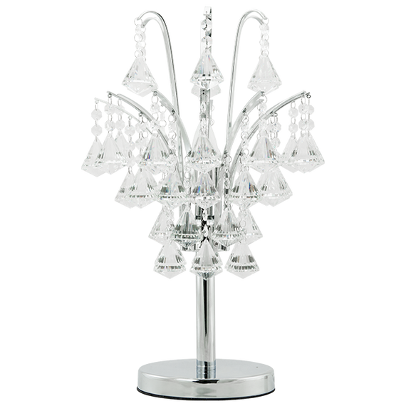 Lampa Stolikowa kryształowa Elem Monte Carlo 6246/1D 8C chrom