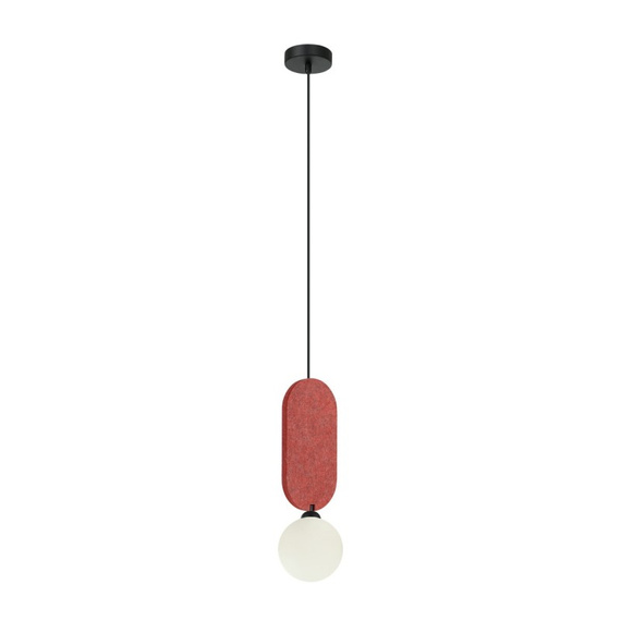 Lampa wisząca PND-59815-1-RED Italux Lorenzo
