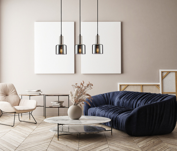 Lampa Wisząca Italux Santia Pnd-65342-3-Sc+Sg