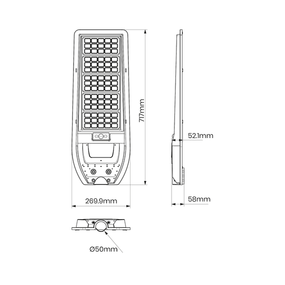 Lampa Stojąca Zewnętrzna Milagro EKO9096