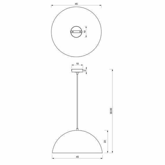 Milagro Beta Lampa Wisząca MLP7974 