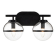 Elstead Lighting Hollis HK-HOLLIS2-C-BK-BATH Lampa ścienna 