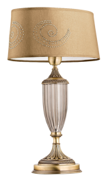 Luksusowa lampka gabinetowa Kutek Monza MON-LG-1(P/A) Patyna