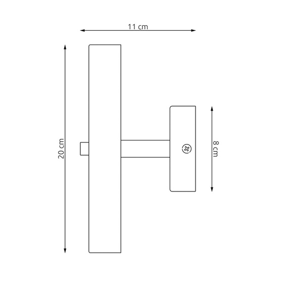 Lampa Ścienna Emibig Nemo K2 Bl (1454/K2)