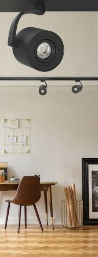 Azzardo Bross ARM Reflektor, Plafon AZ3952 Czarny 3 punktowy SMART