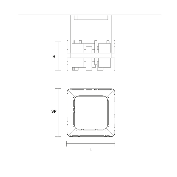 Włoska Lampa wisząca Masiero Honice S50 V99